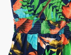 Robe tropicale imprimée Halina