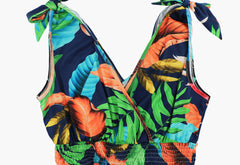 Robe tropicale imprimée Halina