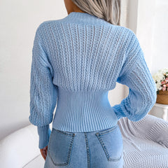 Sophie V neck Pullover Sweater