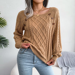 Jess Knitted Pullover Sweater