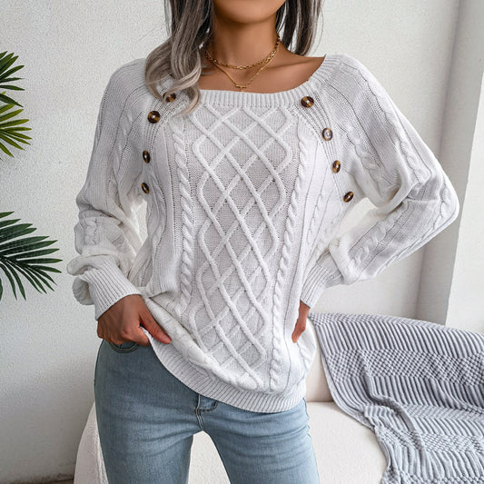 Jess Knitted Pullover Sweater